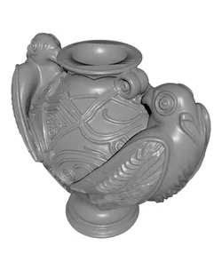 Twin Blackbird Guardian Jar