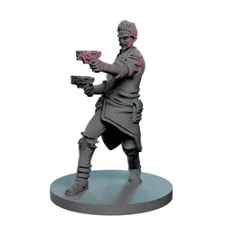 Weis, Human Veteran - Sci-Fi Mercenary STL
