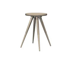 Wood side table
