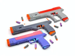 Zinc .50 - High Powered Nerf Toy Foam Dart Pistol - Up to 250 FPS