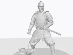 مجاني Characters & Creatures STL تنزيل - Samurai - Caloteh
