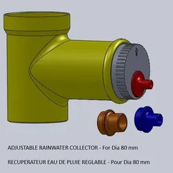 Adjustable rainwater collector