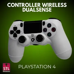 Classic Shock – STL File PS4 Style Controller – Console Collectible Model
