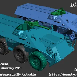 DAF YP408 Dutch coldwar APC 1:100