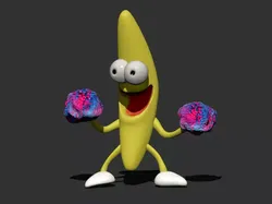 Dancing Banana 3D print model