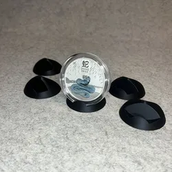 Display stand holder for 2oz silver Lunar III coin