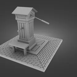 G-H0-TT 1869 Ks.Od railway manual water pump