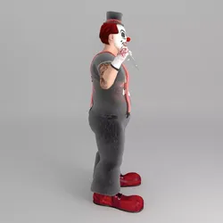 Robby The Scary Clown Pose 3D model