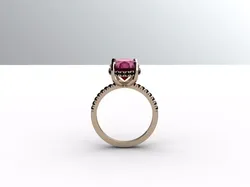 ruby Ring 3D print model