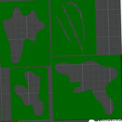 Stencil for painting drives/weapons. Strikeball, AIrsoft.