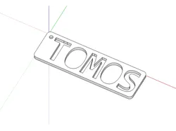 Tomos keychain
