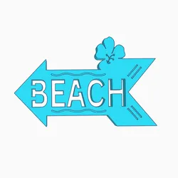 Beach Sign
