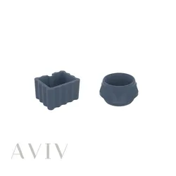 Blossom & Ayala Napkin Rings Kit | Floral and Geometric Table Decor for Elegant Dining & Events
