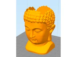 Buddha pot plant square