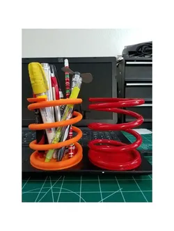 Coil Spring Pen Holder