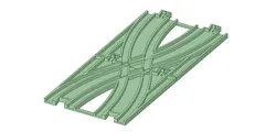 Cross over for plarail