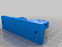 Extruder base with filament detection for 2020 profile