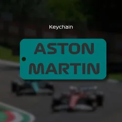 F1 Aston Martin Keychain