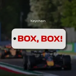 F1 Keychain - Box box!