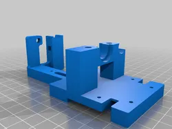 HyperCube Extruder Mount With Cable and Tube Holder