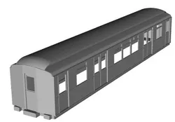 London Underground Q31 stock (ex L stock) Trailer coach 1/32 scale