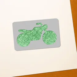 Motorbike Drawing Stencils – 3D Printable Tools for Artists