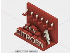 Porte clef 2cv Version finale