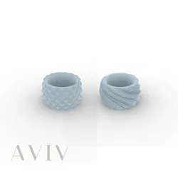 Reign & Eden Napkin Rings Kit | Elegant 3D Printable Table Decor for Luxurious Dinner Parties
