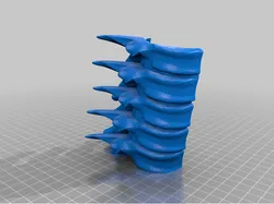 Spine segment pen pencil tool holder cup