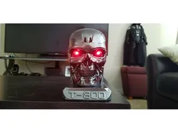 T-800 modified base with holes and lid for 2 AAA batteries