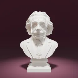 Bust of Albert Einstein statue