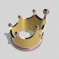 Crown (Customizable Text)