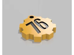 Fallout 76 Keychain