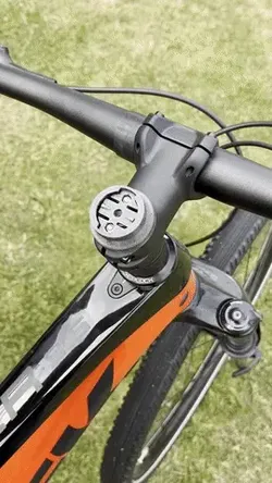 Garmin edge - holder, front, speedometer, mounting on the bicycle stem