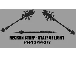 Necron staff - staff of light