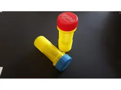 PET Container with knurled grip