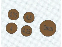 Print size tolderance test