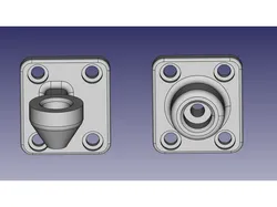 "Reverse Bowden" Filament Guide System For Anet A8