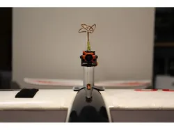 Streamlined 9g servo and VTX housing for FPV PAN camera