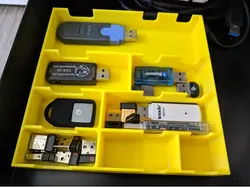 Tray organizer for small items