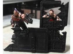 28mm barricades
