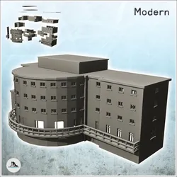 Hotel Campo Imperatore (Gran Sasso, Italy), escape of Mussolini - Modern WW2 WW1 World War Diaroma Wargaming RPG Mini Hobby