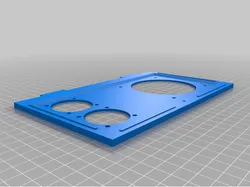 Modified case lid for 3 fans.