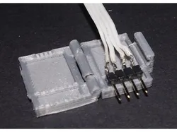 Parameterised header pin cover