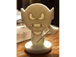Simple Mini D&D Orc with Axe