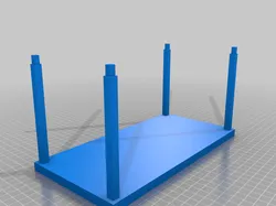 Stackable large shelve
