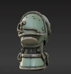 Stylized Mutant Gun STL – Rusted Bolter with Wrapping Growths