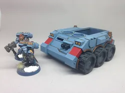 Wheeled APC Mk2 for Sci-fi Wargaming