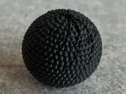 Bumpy Textured Sensory Twisty Fidget Sphere - Free 3D Print Model