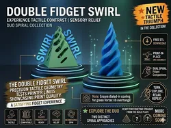 Double Figet Swirl - Free 3D Print Model